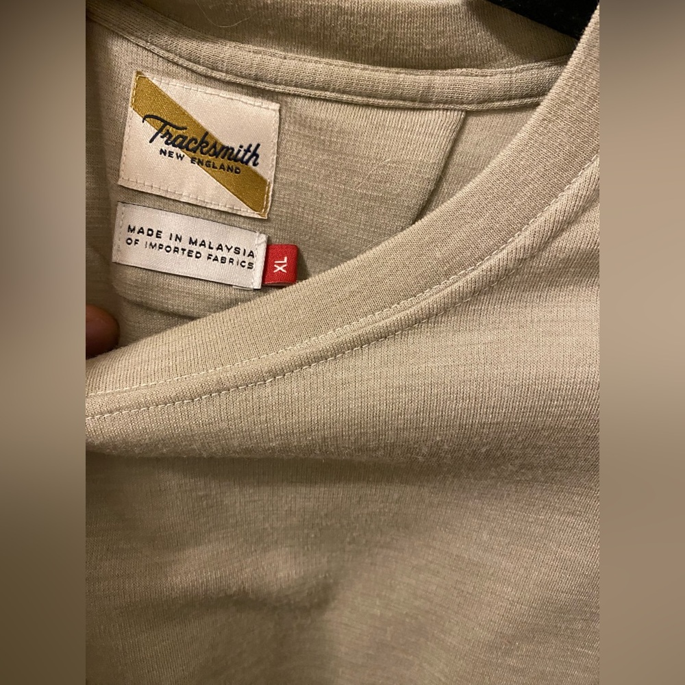 Tracksmith Merino Wool Running Shirt Size XL